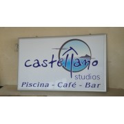 Φωτεινή επιγραφή αλουμινίου διπλής όψης 105x50cm